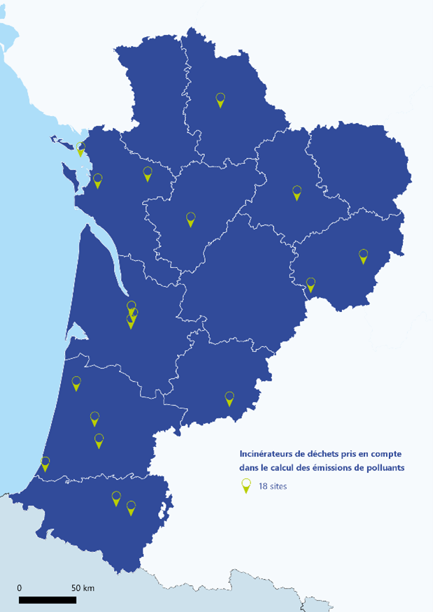 Incinérateurs en Nouvelle-Aquitaine