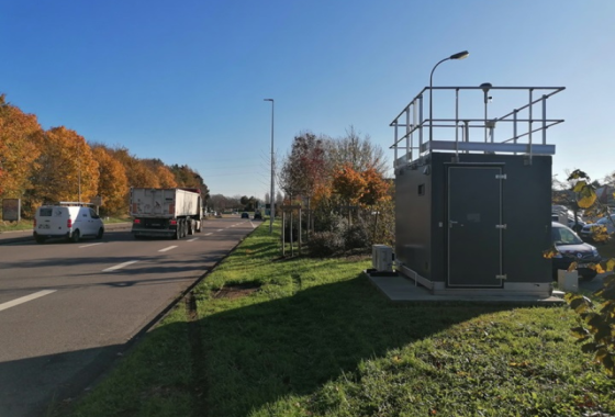 Nouvelle station de mesure fixe de la qualité de l'air à Floirac (33)