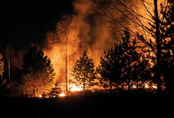 Suivi de l’incendie en cours