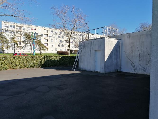 Station de mesure de la qualité de Poitiers quartier des Couronneries