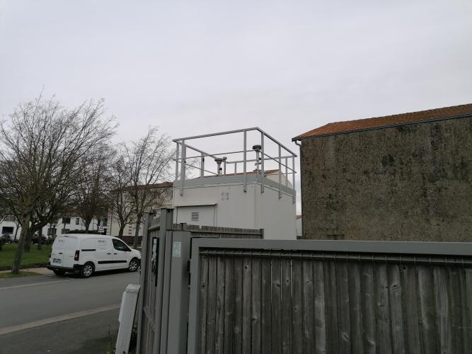 Station de mesure de la qualité de l'air de La Rochelle - quartier La Pallice