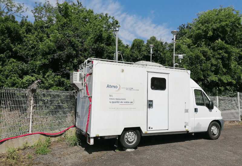 Mesures de la qualité de l'air à Mont-de-Marsan (40)