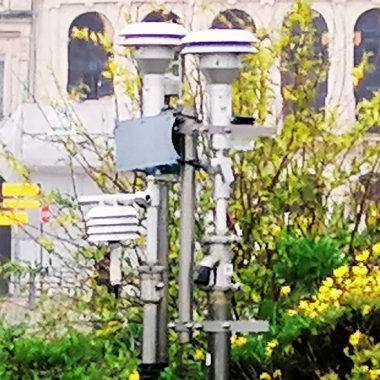 Site de prélèvement de la qualité de l'air - Place de Verdun à la Rochelle