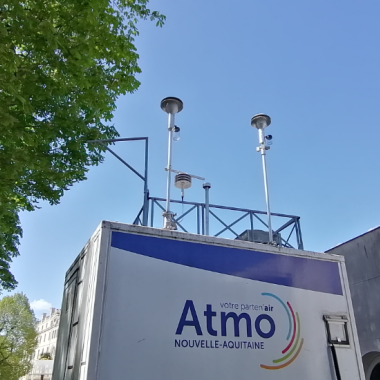 Laboratoire mobile de mesures de la qualité de l'air - Chantier Massiou - La Rochelle