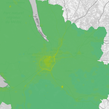 Atmo Nouvelle-Aquitaine publie les nouvelles cartes de la qualité de l’air 2024