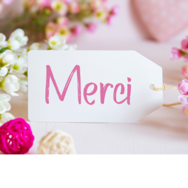 Merci de votre inscription