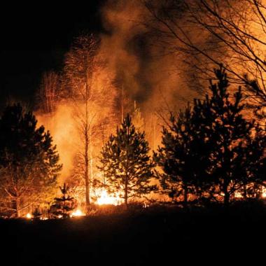 Suivi de l’incendie en cours